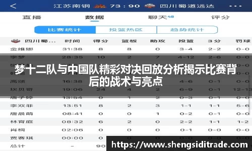 梦十二队与中国队精彩对决回放分析揭示比赛背后的战术与亮点